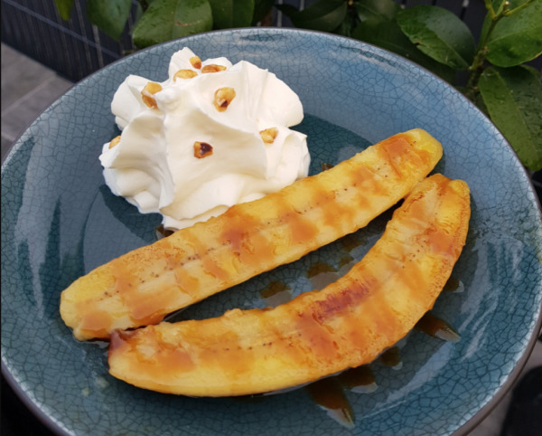 image de la recette Bananes caramélisées au sirop d'érable